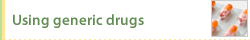 Using generic drugs